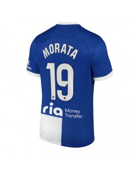 Atletico Madrid Alvaro Morata #19 Gostujuci Dres 2023-24 Kratak Rukavima